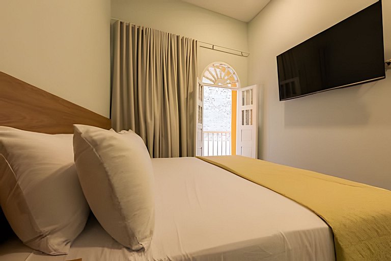 Apto con balcón en en Centro Historico - Zaher G