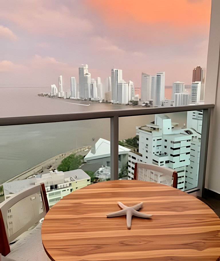 Lujoso Apto de 1 Hab en Piso 19- Infinitum