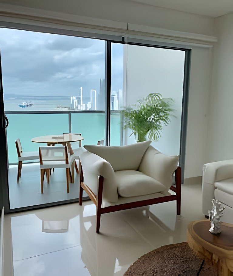 Lujoso Apto de 1 Hab en Piso 19- Infinitum