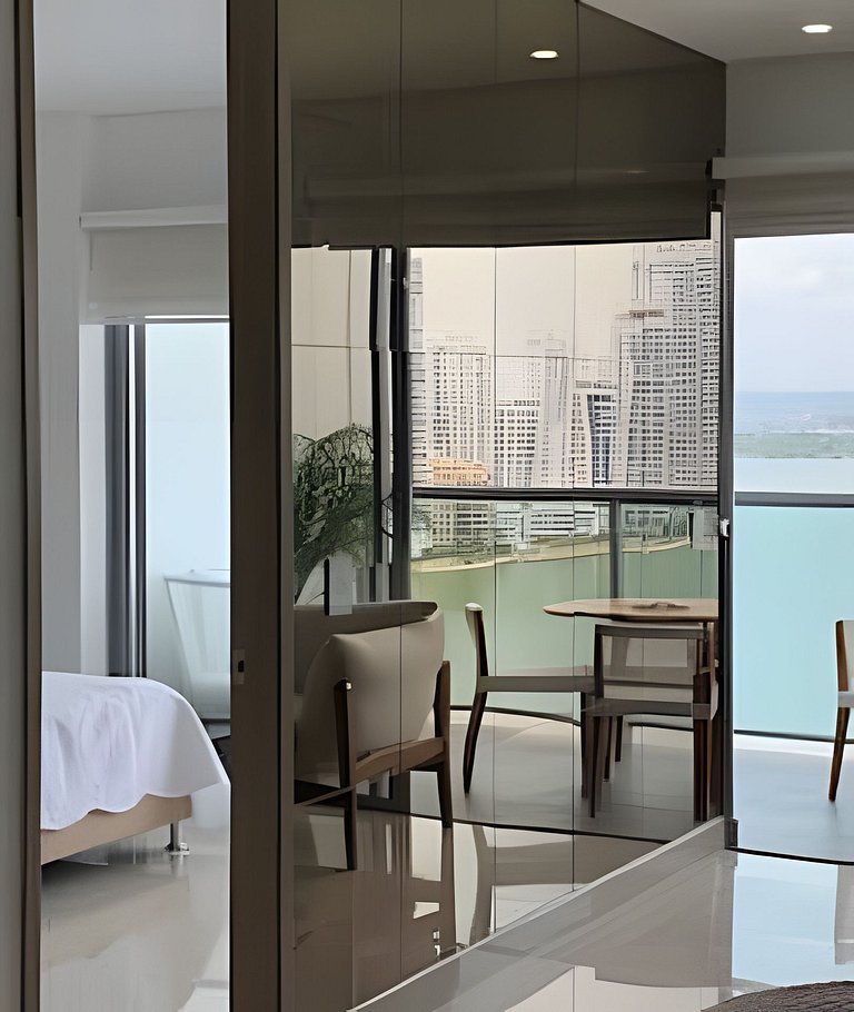 Lujoso Apto de 1 Hab en Piso 19- Infinitum