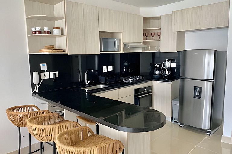 Lujoso Apto de 1 Hab en Piso 19- Infinitum