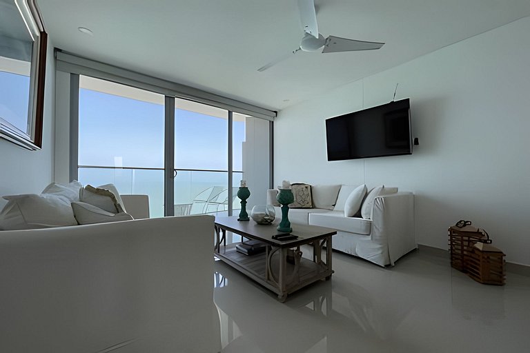 Lujoso Apto de 2 Hab en piso 26 - Morros City