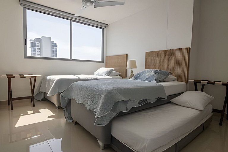 Lujoso Apto de 2 Hab en piso 26 - Morros City