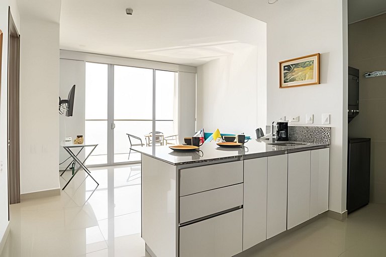 Lujoso Apto de 1 Habitación en Piso 40-Morros City