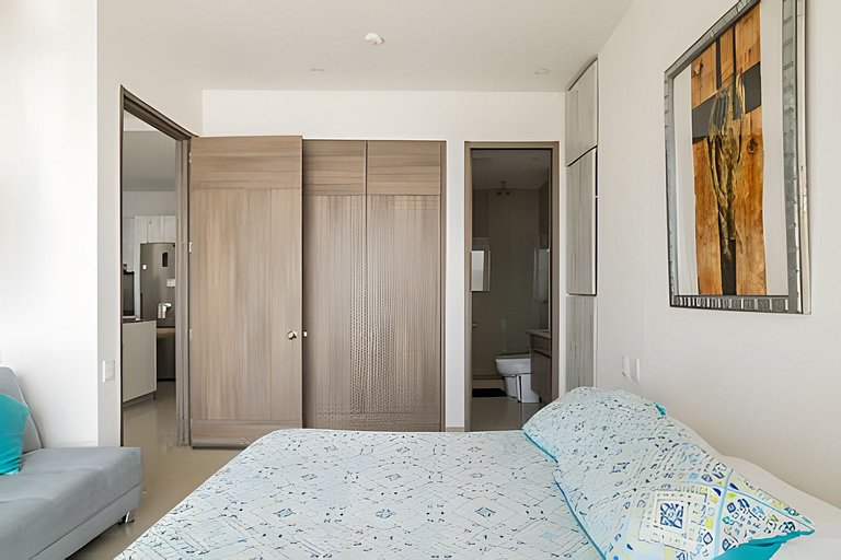 Lujoso Apto de 1 Habitación en Piso 40-Morros City