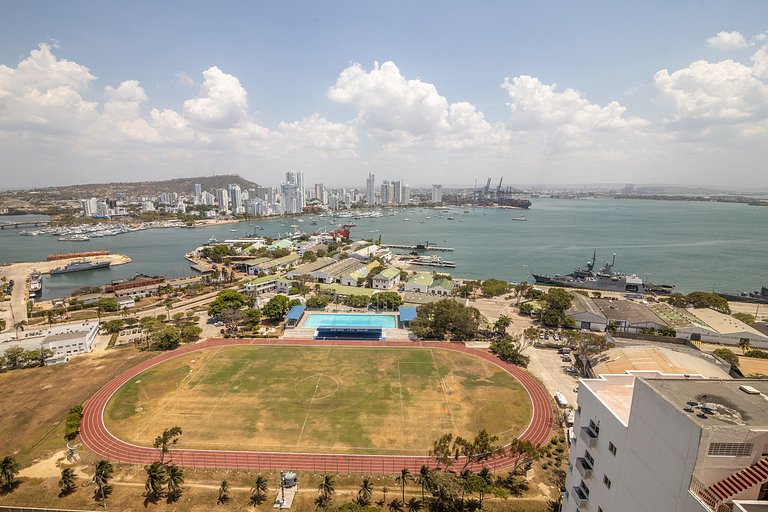 Lujoso Apto de 1 Habitación en Piso 17 ★H2 Hyatt★