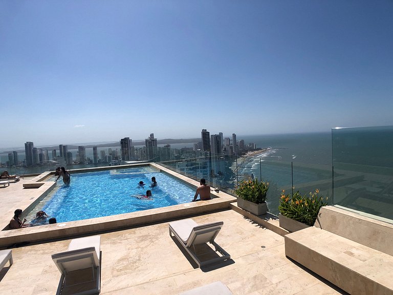 Hermoso Apto - 2 Hab Piso- 17 Murano Elite