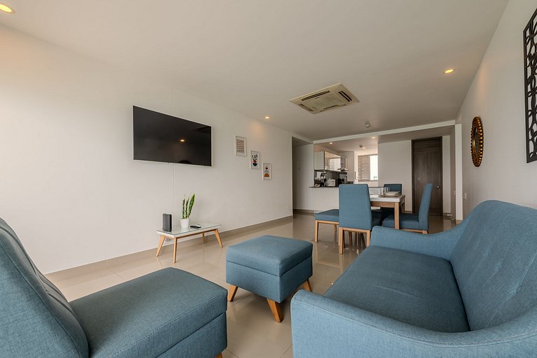 Hermoso Apto 2 Hab Piso 19 en Morros City