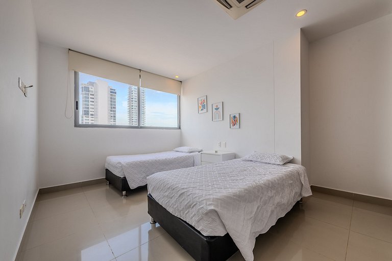 Hermoso Apto 2 Hab Piso 19 en Morros City