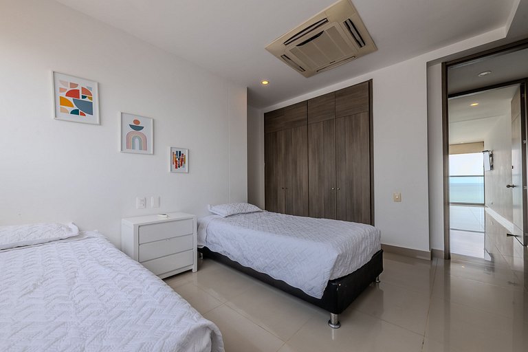 Hermoso Apto 2 Hab Piso 19 en Morros City