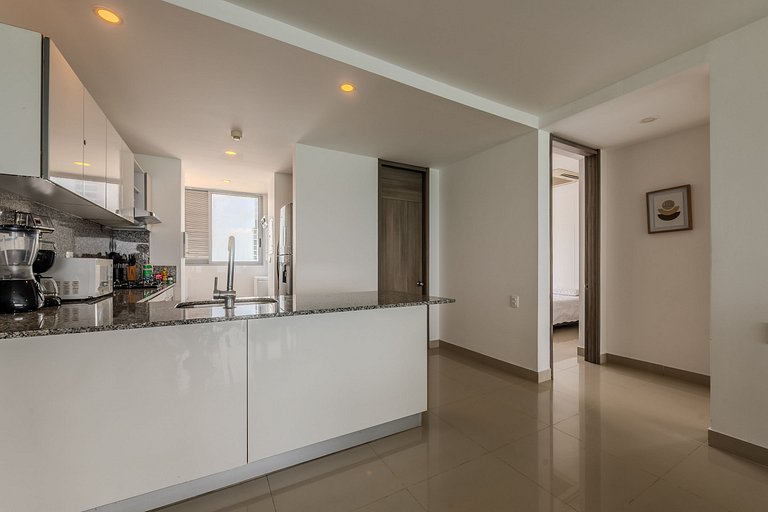 Hermoso Apto 2 Hab Piso 19 en Morros City