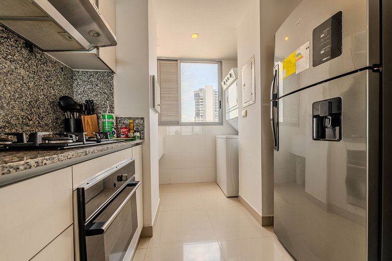 Hermoso Apto 2 Hab Piso 19 en Morros City