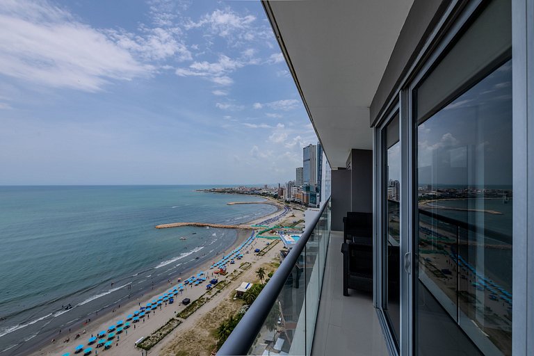 Hermoso Apto 2 Hab Piso 19 en Morros City