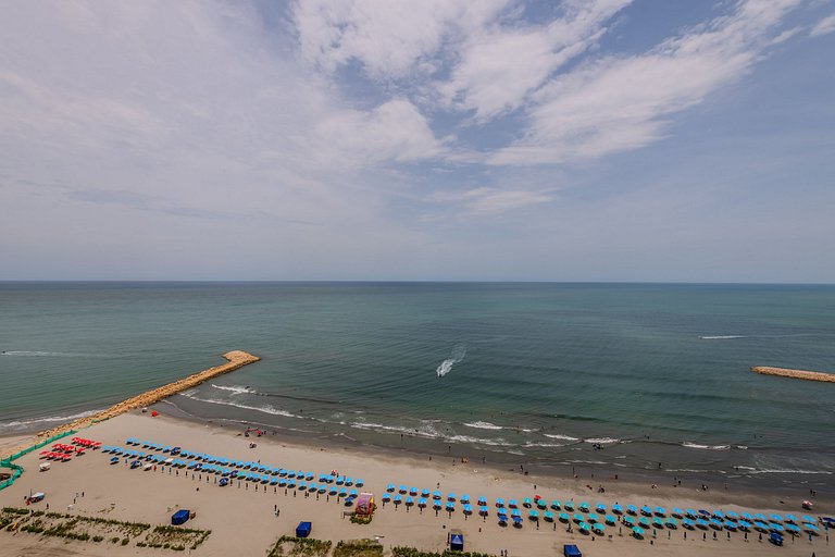 Hermoso Apto 2 Hab Piso 19 en Morros City