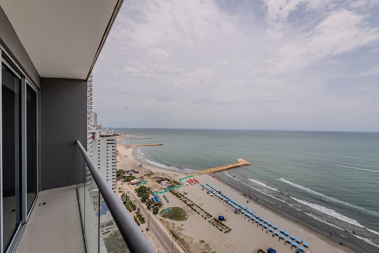 Hermoso Apto 2 Hab Piso 19 en Morros City