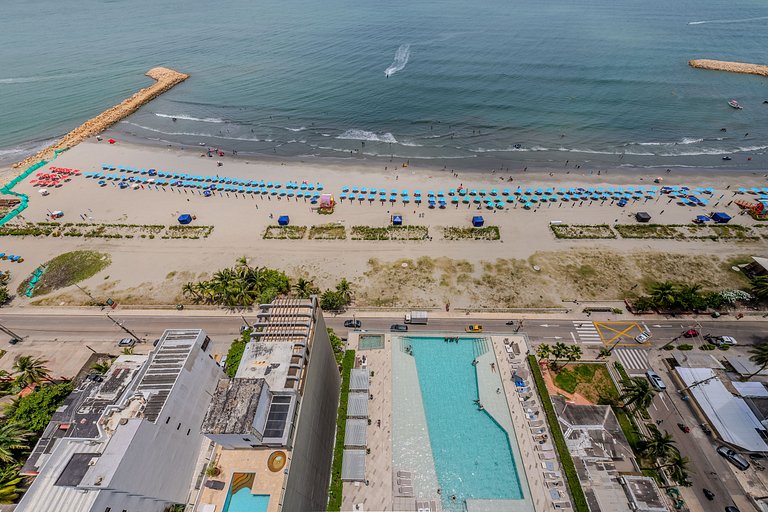 Hermoso Apto 2 Hab Piso 19 en Morros City