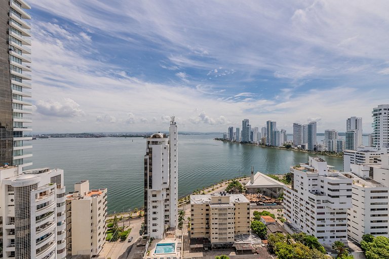 Lujoso Apto de 1 Hab en Piso 19- Infinitum