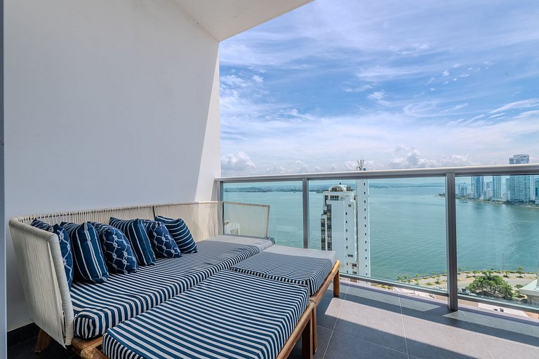 Lujoso Apto de 1 Hab en Piso 19- Infinitum