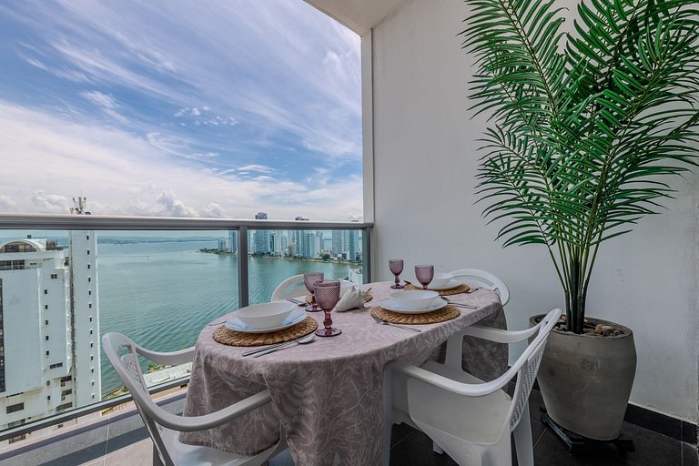 Lujoso Apto de 1 Hab en Piso 19- Infinitum