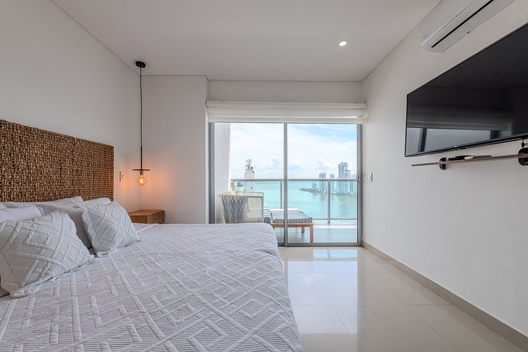 Lujoso Apto de 1 Hab en Piso 19- Infinitum