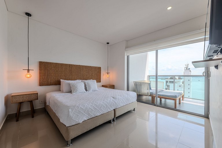 Lujoso Apto de 1 Hab en Piso 19- Infinitum