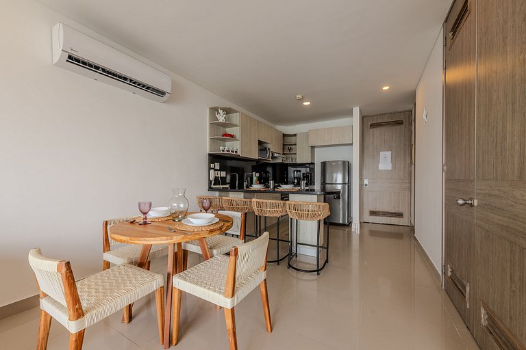 Lujoso Apto de 1 Hab en Piso 19- Infinitum