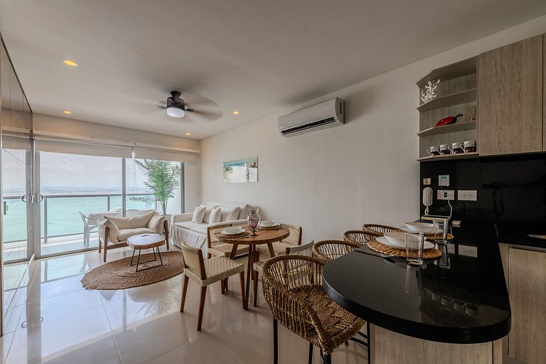 Lujoso Apto de 1 Hab en Piso 19- Infinitum