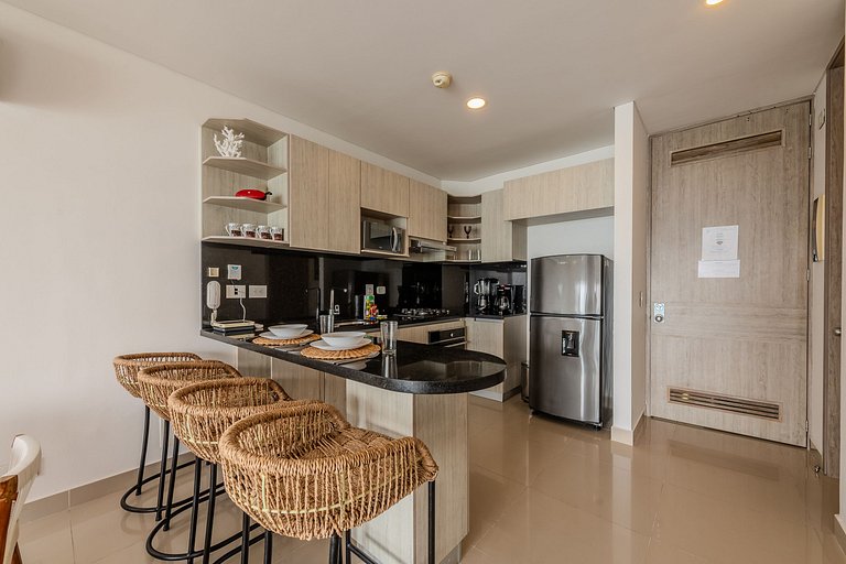 Lujoso Apto de 1 Hab en Piso 19- Infinitum