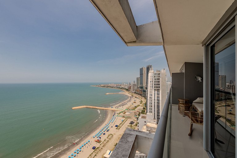 Piso 27 - Espectacular apartamento en Bocagrande