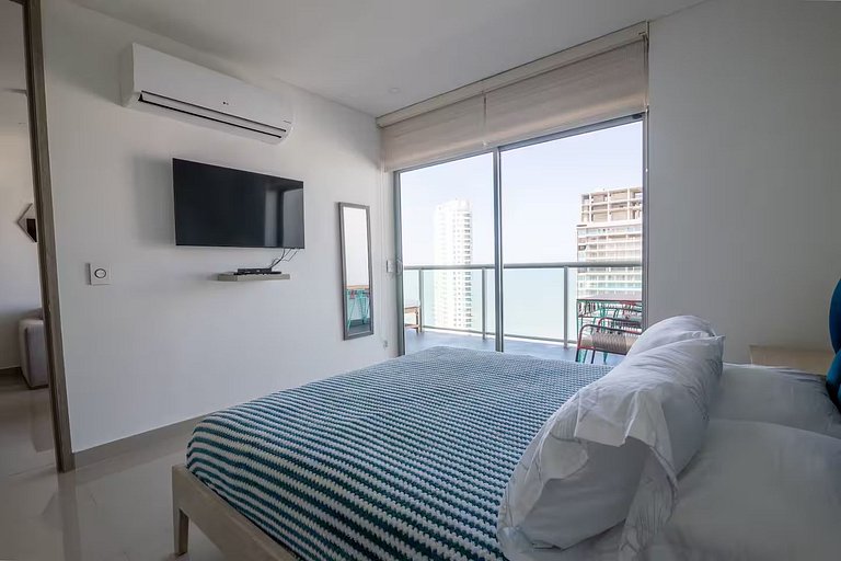 Infinitum Espectacular apto piso 28 vista al mar