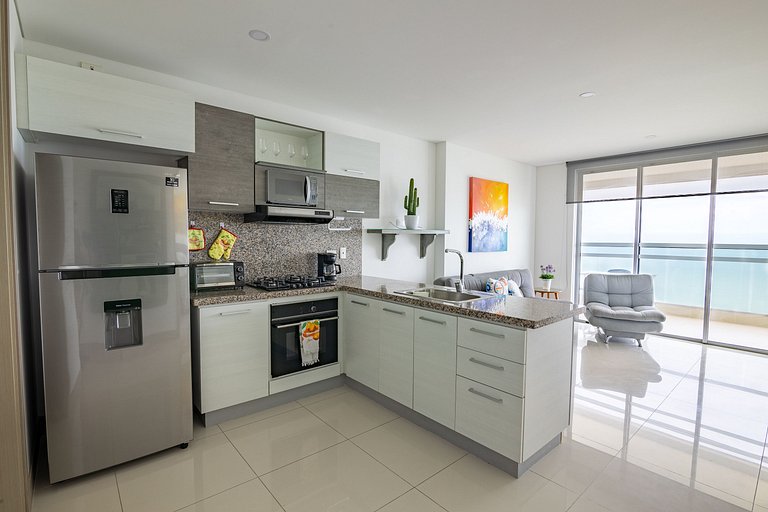 Lujoso Apto Vista al Mar Piso 34 - Palmetto Beach