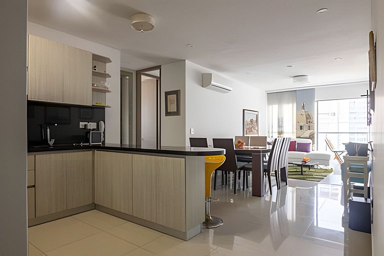 Lujoso Apto de 2 habitaciones en piso 23-Infinitum