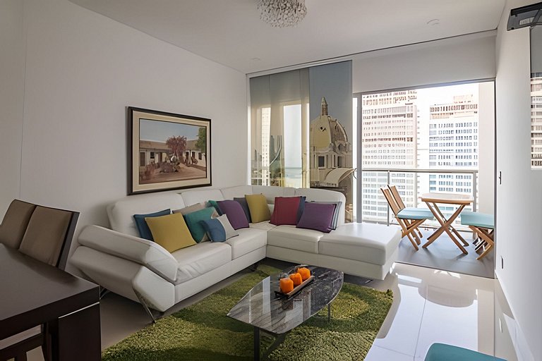 Lujoso Apto de 2 habitaciones en piso 23-Infinitum