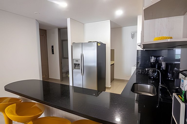 Lujoso Apto de 2 habitaciones en piso 23-Infinitum