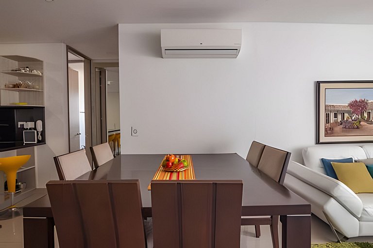 Lujoso Apto de 2 habitaciones en piso 23-Infinitum