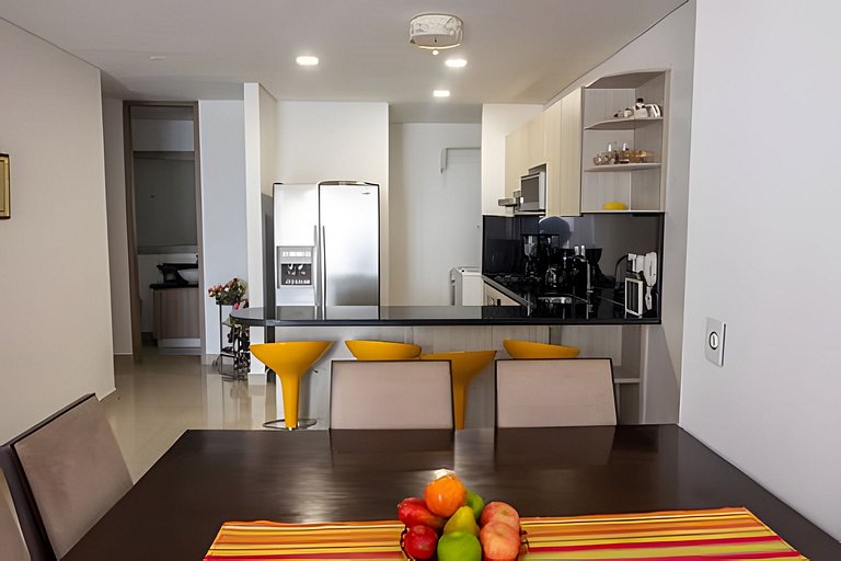 Lujoso Apto de 2 habitaciones en piso 23-Infinitum