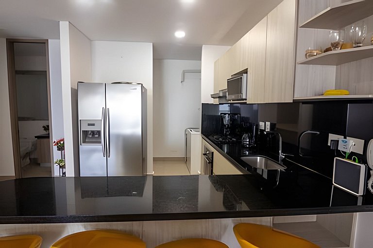 Lujoso Apto de 2 habitaciones en piso 23-Infinitum