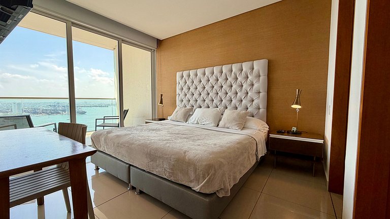 H2 Lujoso Apto 1 Hab Piso 23 con empleada