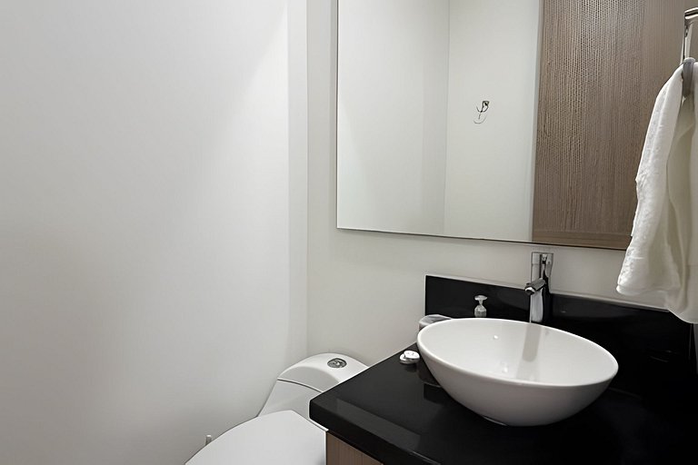 Hermoso Apto de 1 hab con Vista al Mar - Piso 10