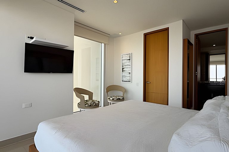 1904 h2 - Vista al mar y centro histórico 2 hab