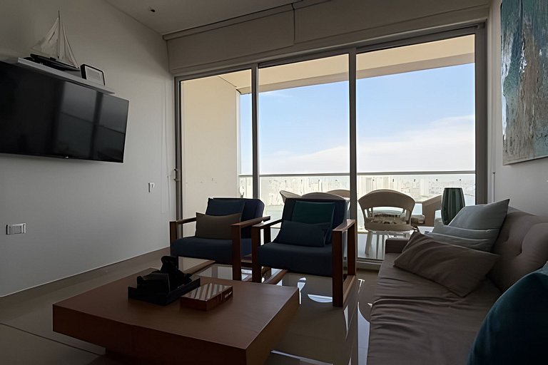 1904 h2 - Vista al mar y centro histórico 2 hab