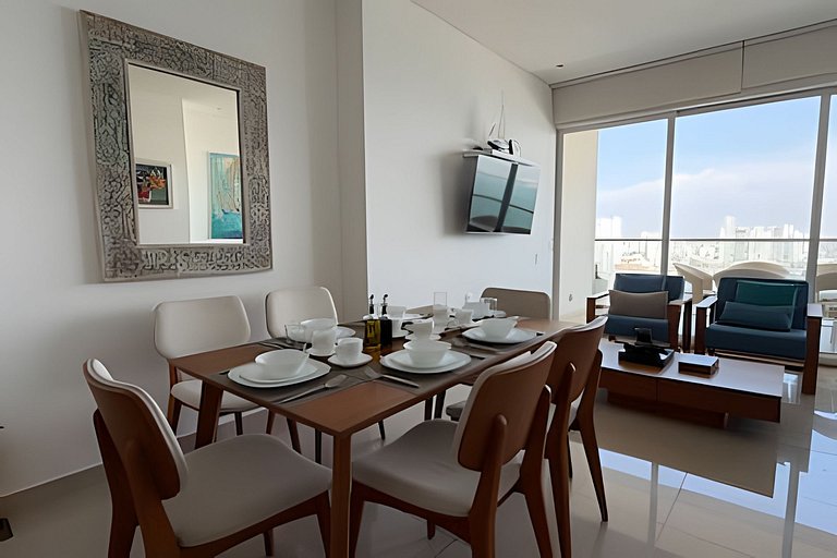 1904 h2 - Vista al mar y centro histórico 2 hab