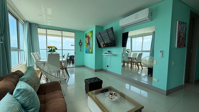 Espectacular apt en el piso 29 en Palmetto Beach