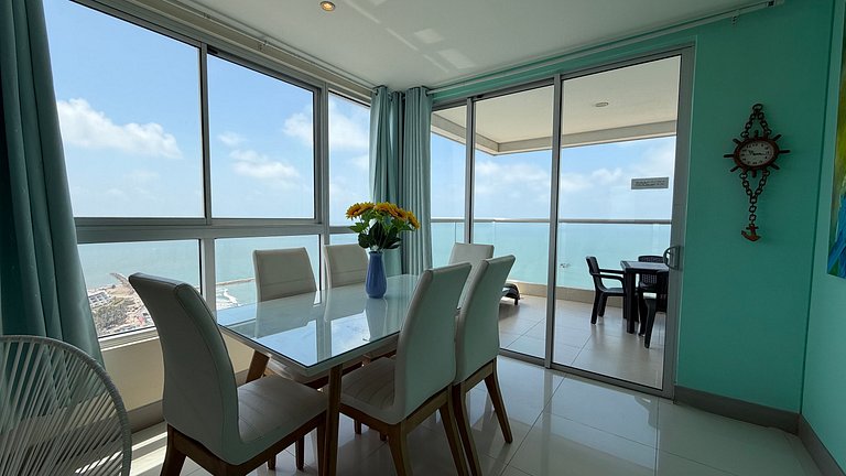 Espectacular apt en el piso 29 en Palmetto Beach
