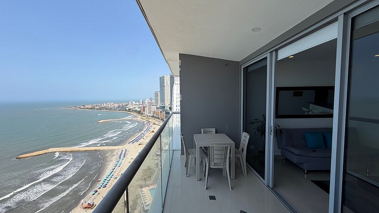 2704 Morros City - Espectacular apto frente al mar