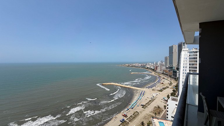2704 Morros City - Espectacular apto frente al mar