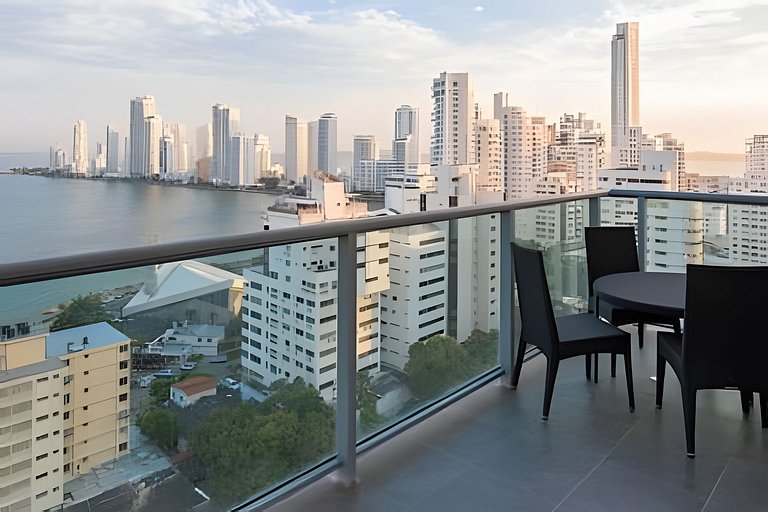 Lujoso Apto de 2 habitaciones piso 16 en Infinitum