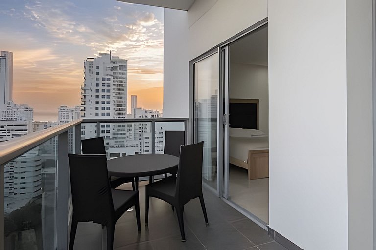 Lujoso Apto de 2 habitaciones piso 16 en Infinitum