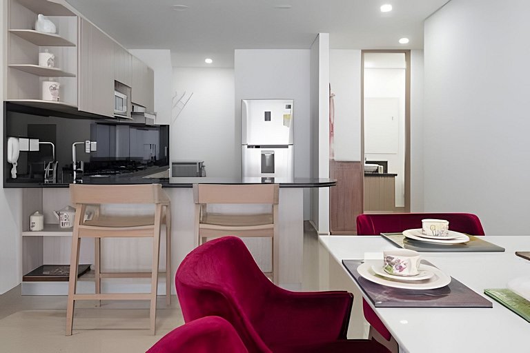 Lujoso Apto de 2 habitaciones piso 16 en Infinitum